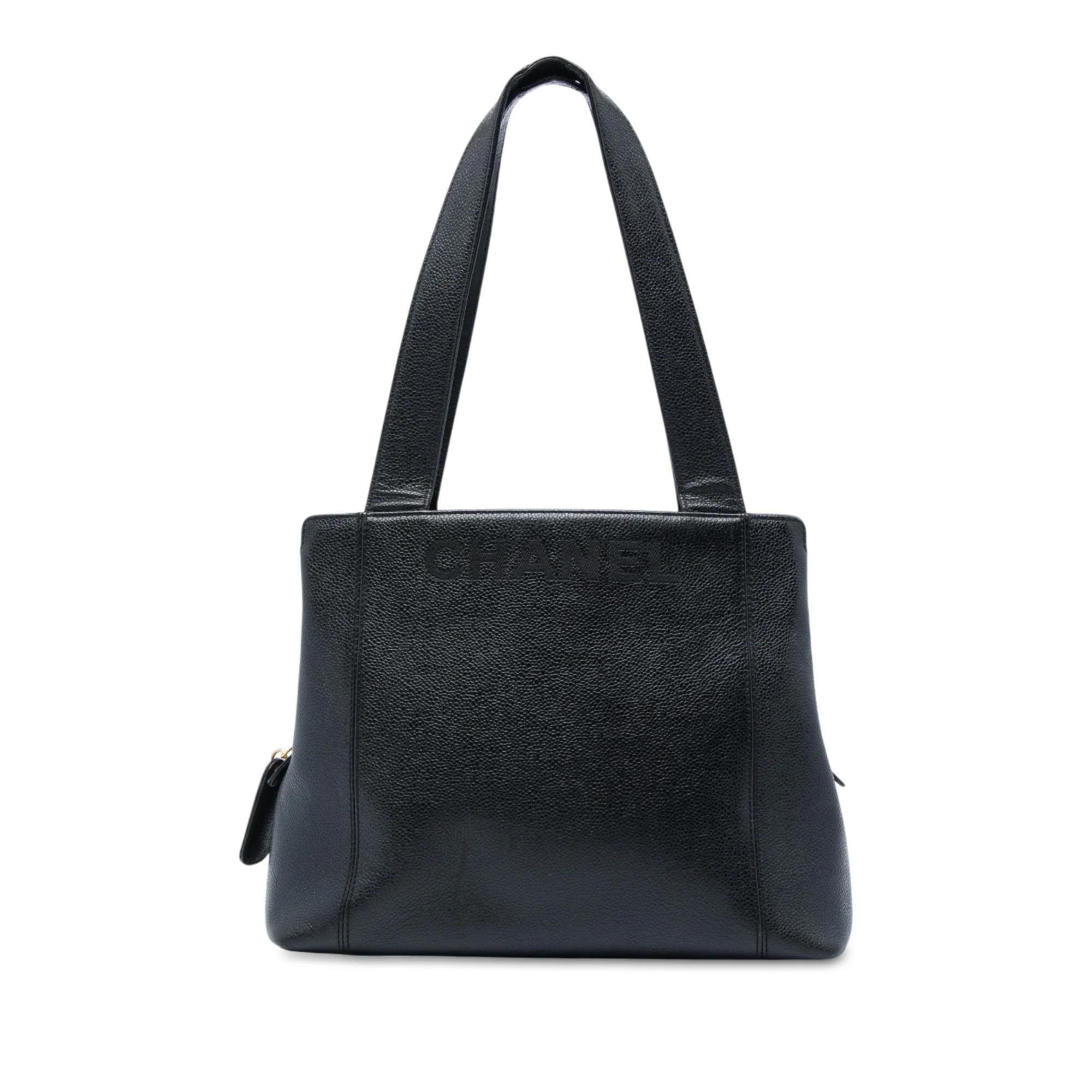 Leather tote