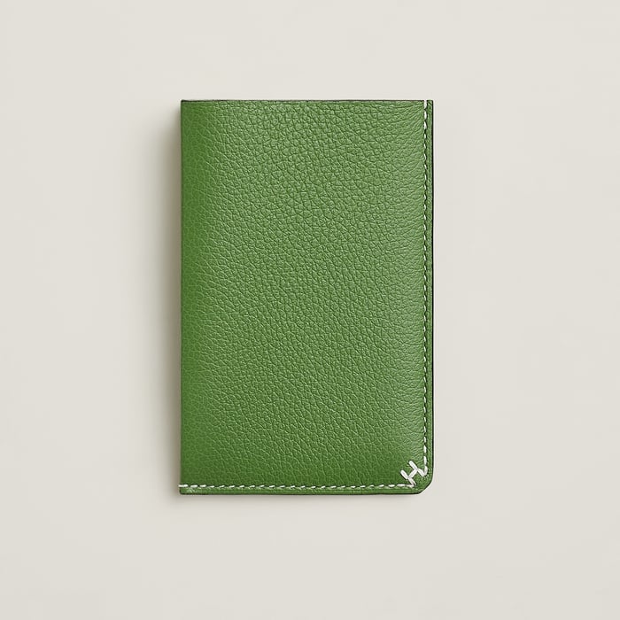 Vert Yucca H Sellier Card Holder
