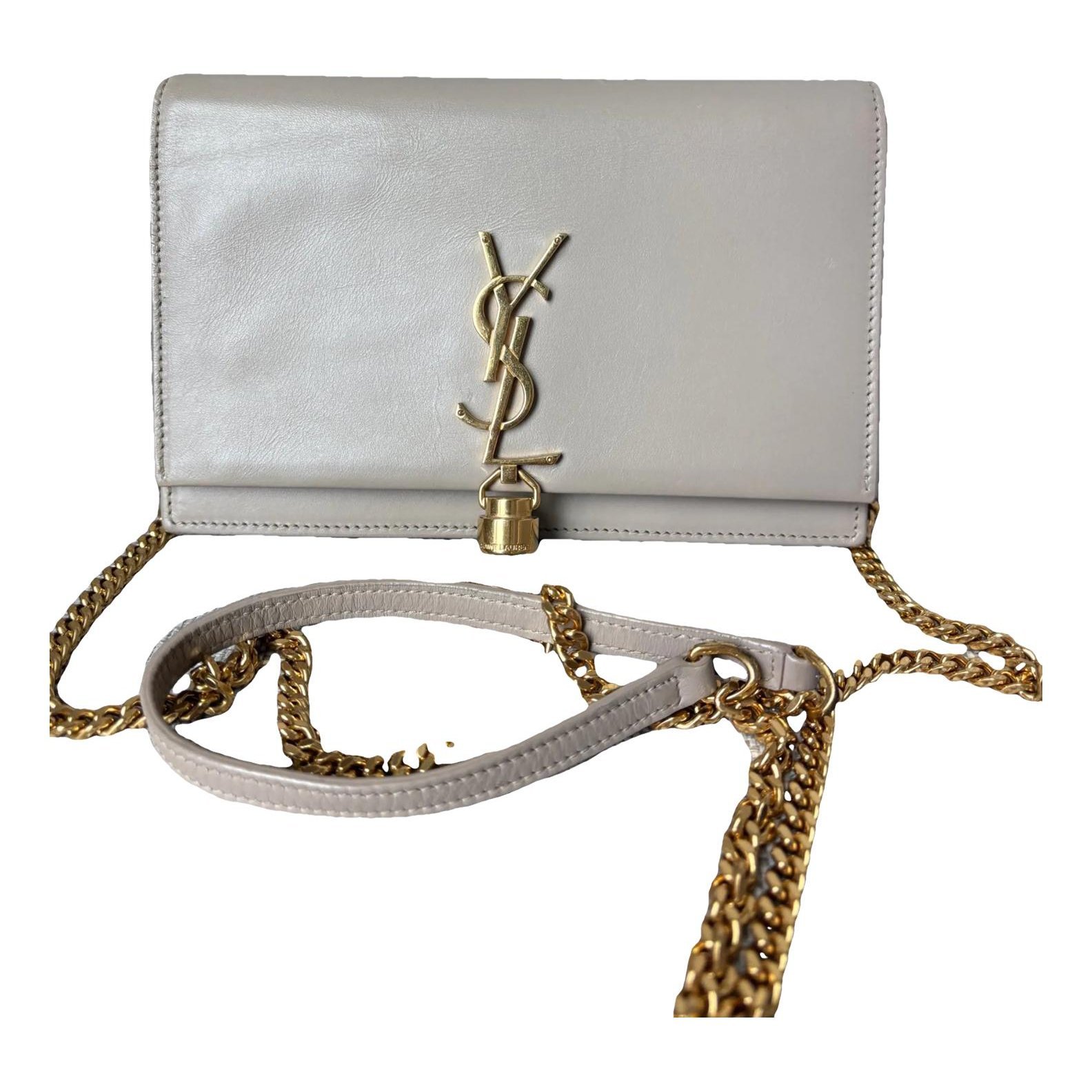 Pompom Kate leather crossbody bag