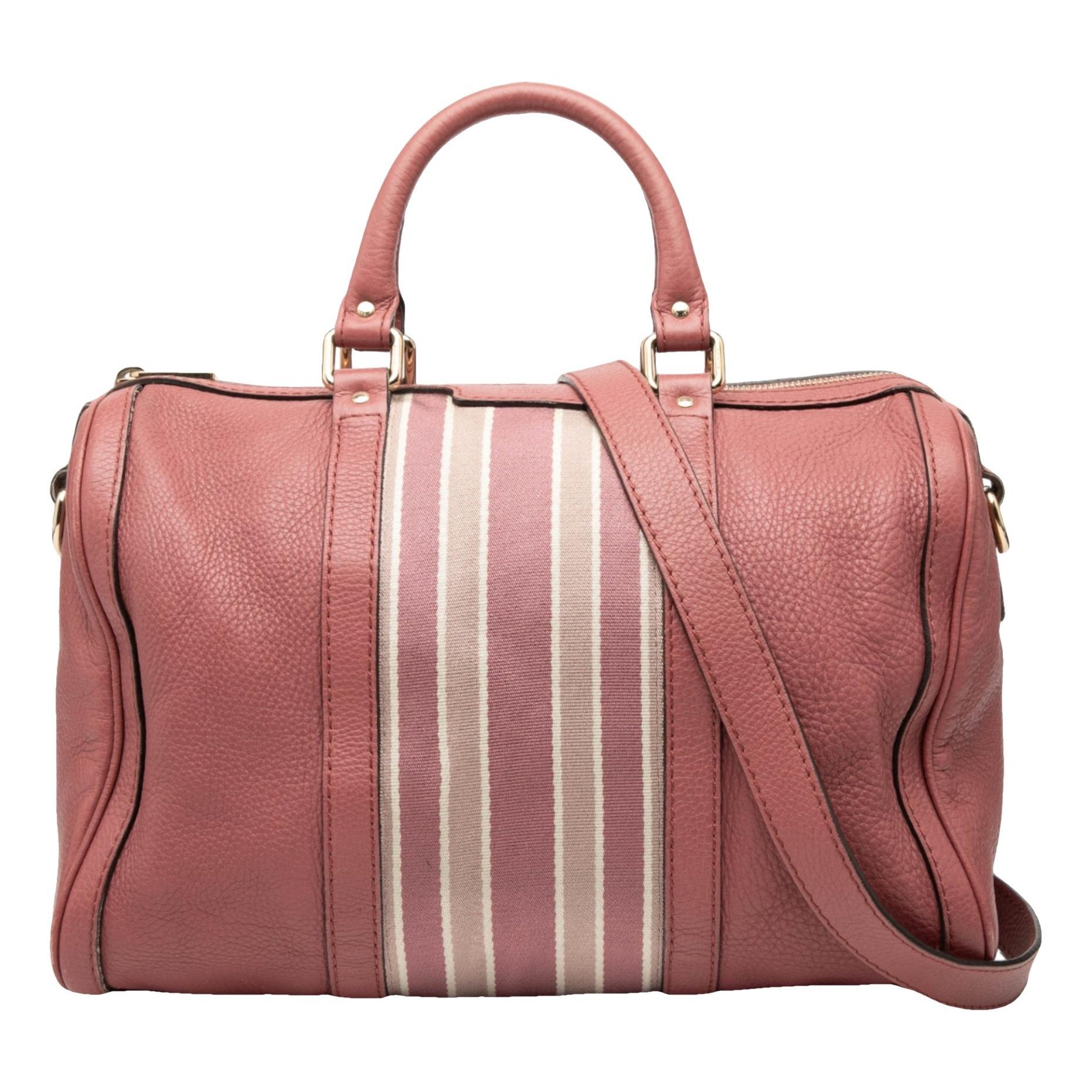 Boston leather tote