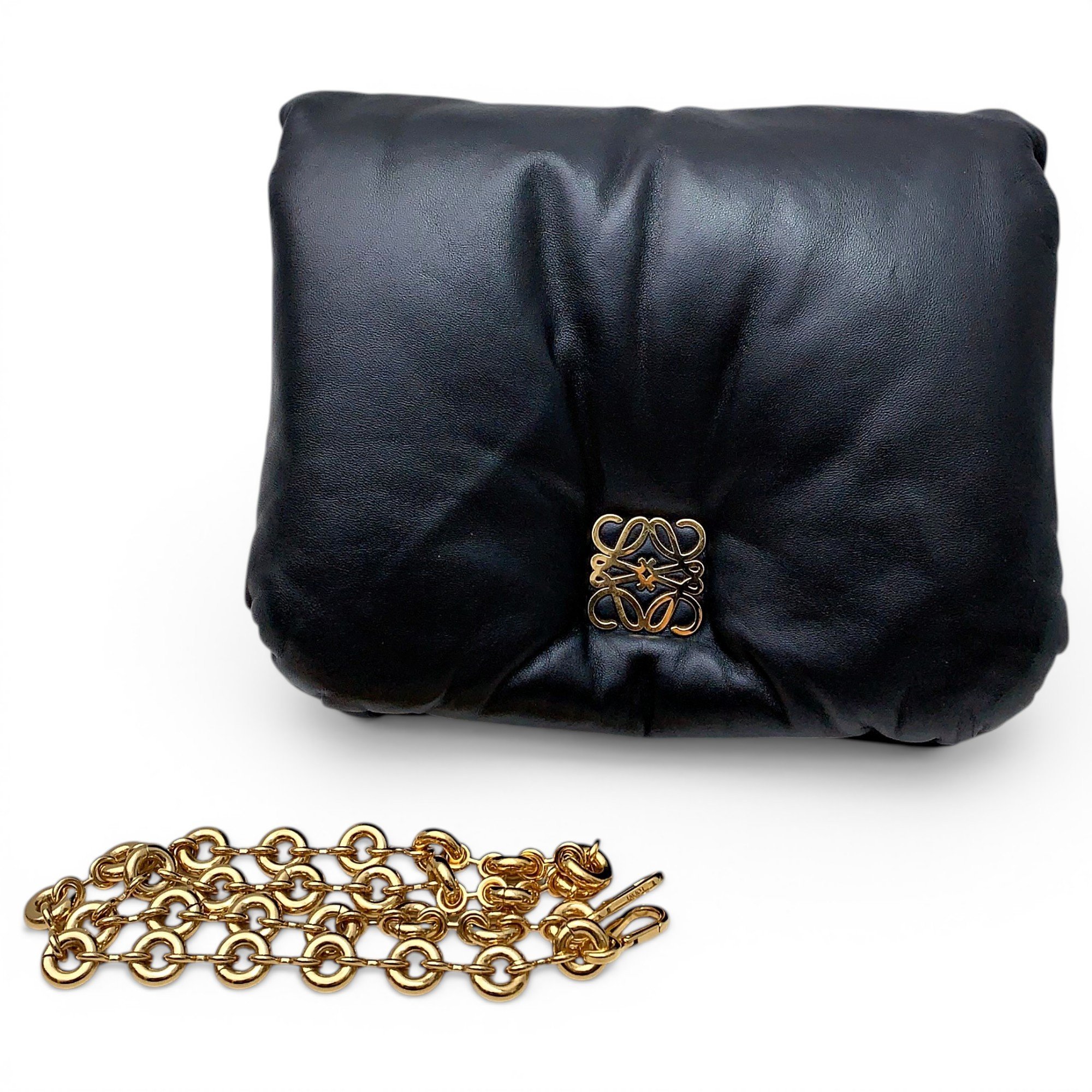 Goya Puffer leather handbag