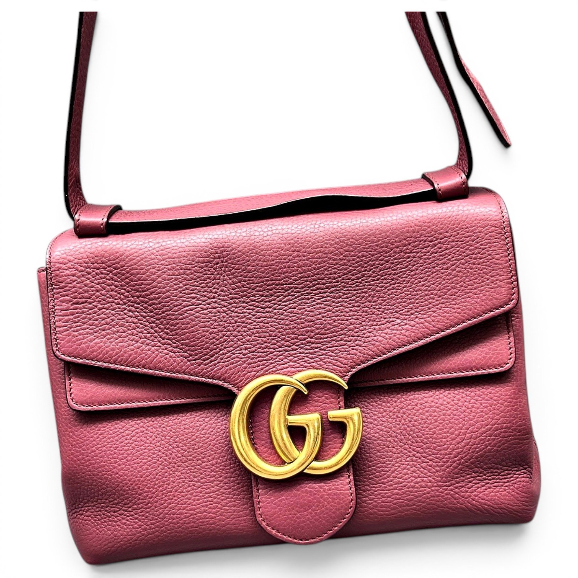 GG Marmont Flap leather handbag