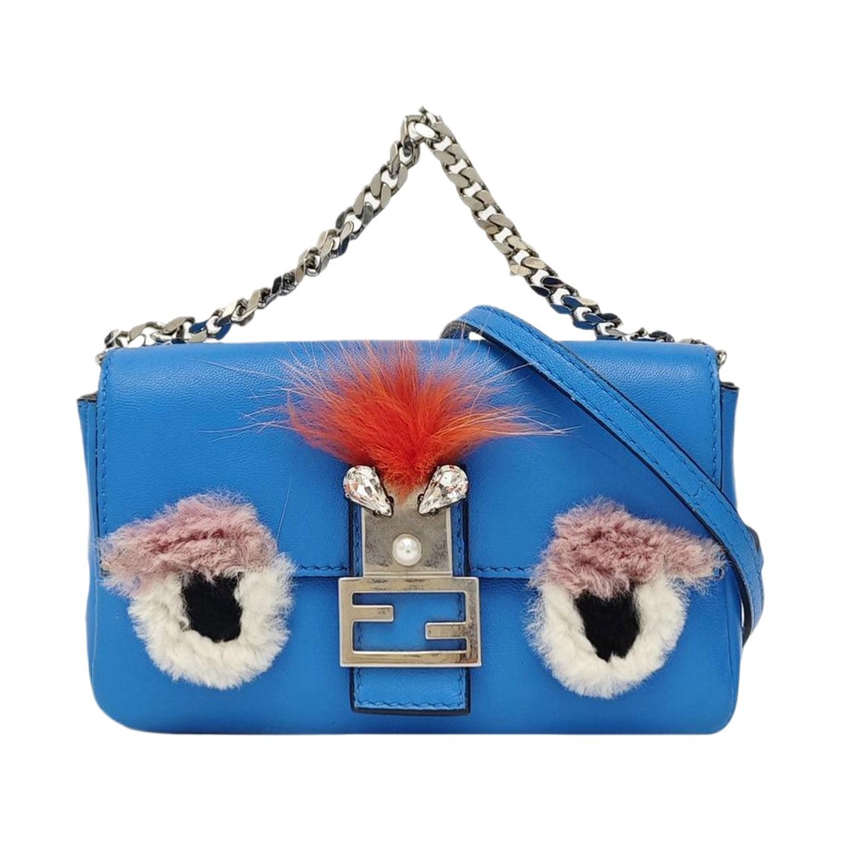 Baguette leather handbag