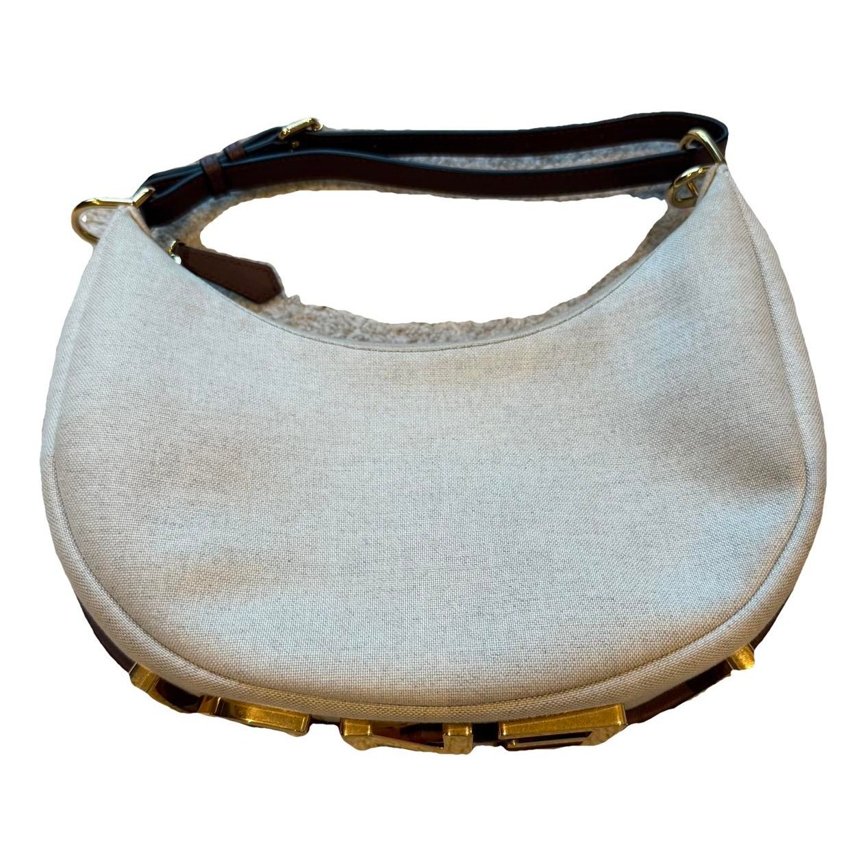 Fendigraphy leather handbag