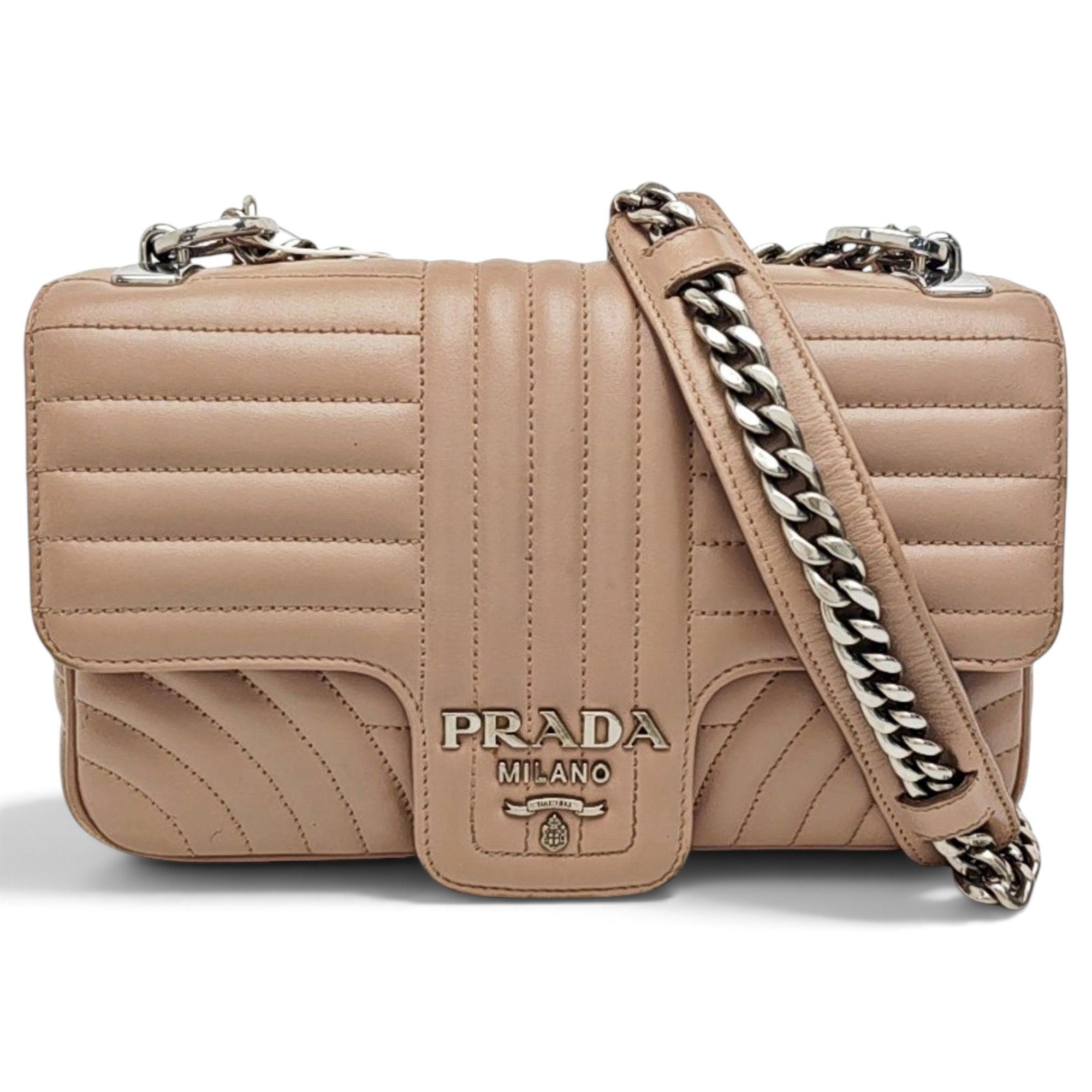 Diagramme leather handbag
