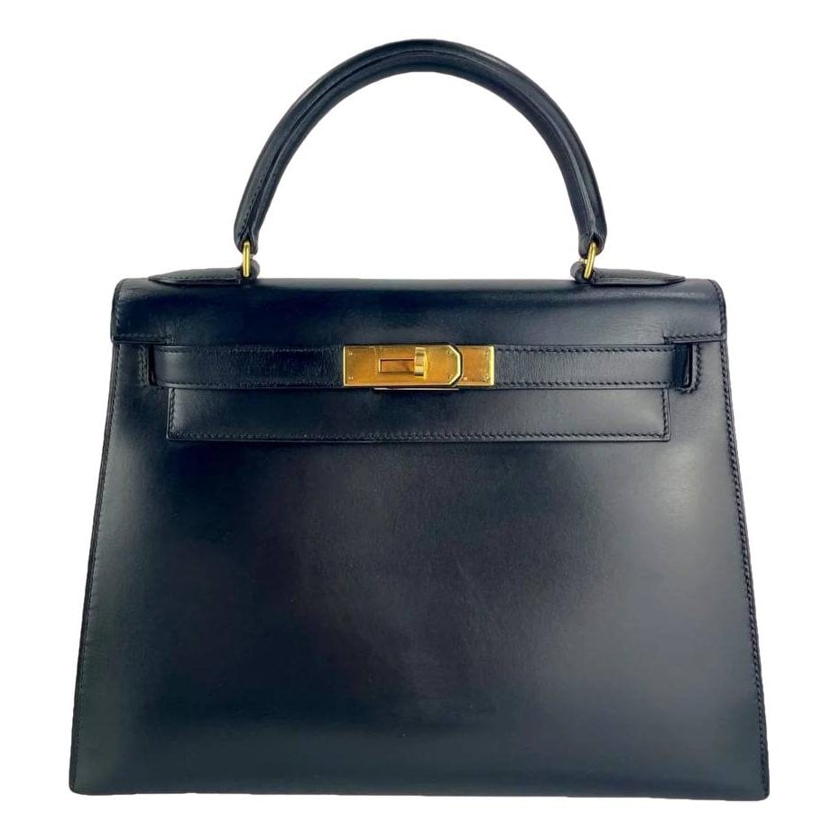 Hermes Kelly 32 leather handbag