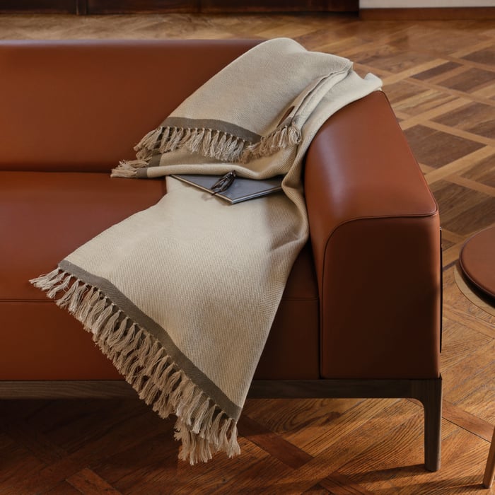 Craie H Tape Lino Blanket