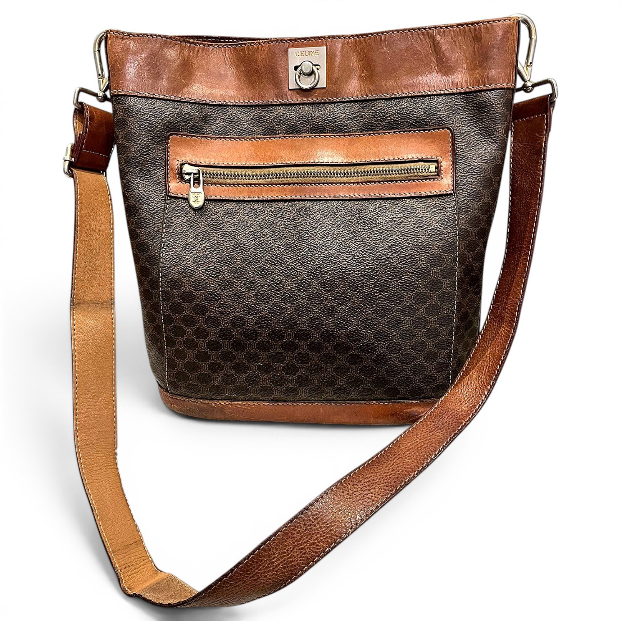 SAC SEAU leather handbag