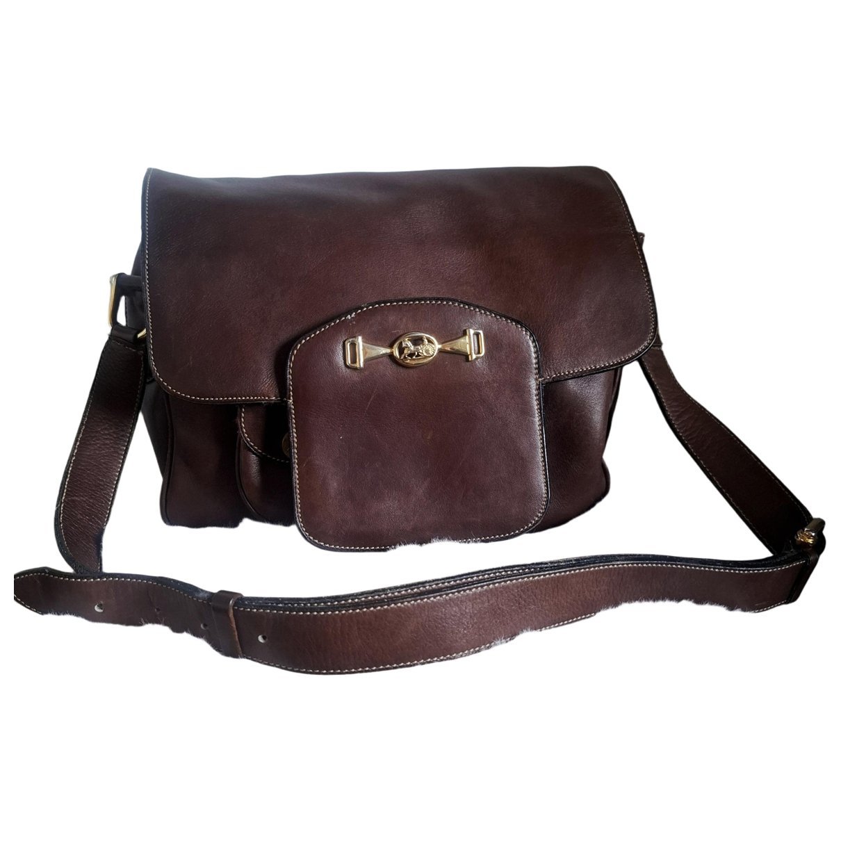 Triomphe leather handbag