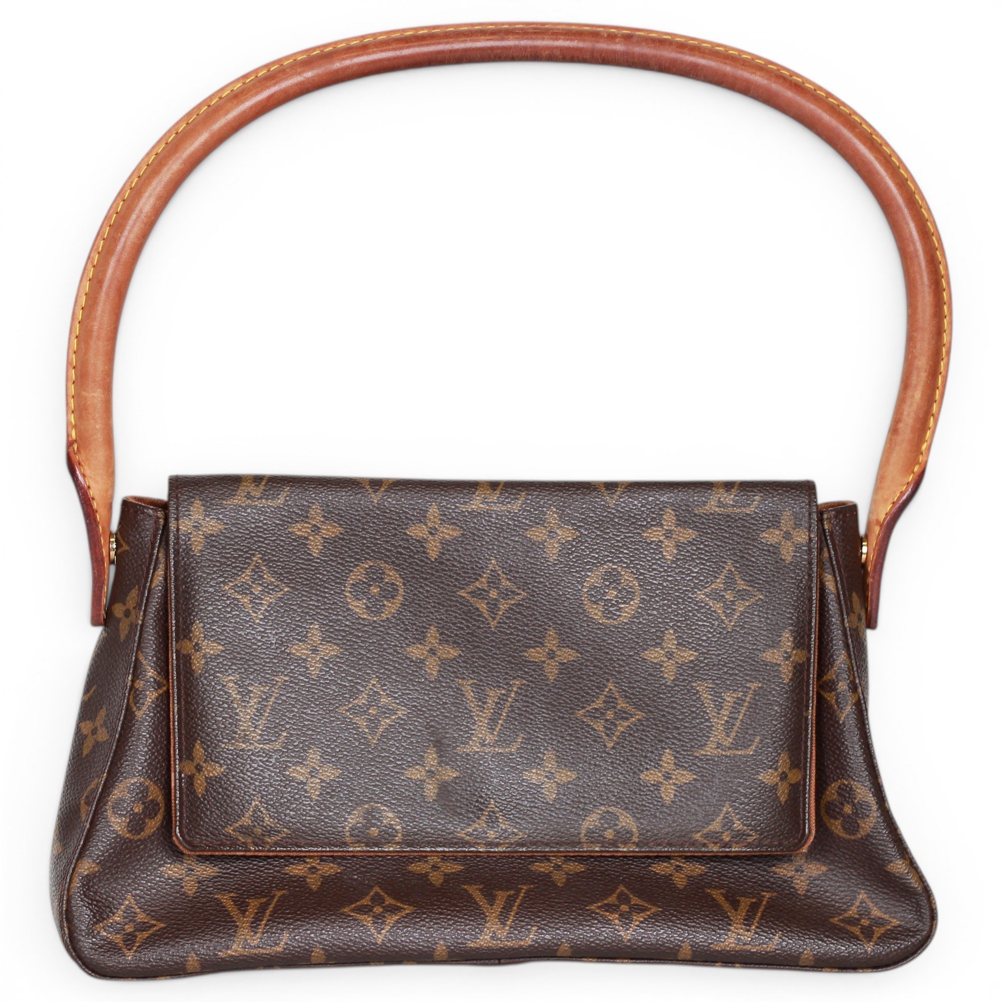 Looping cloth handbag