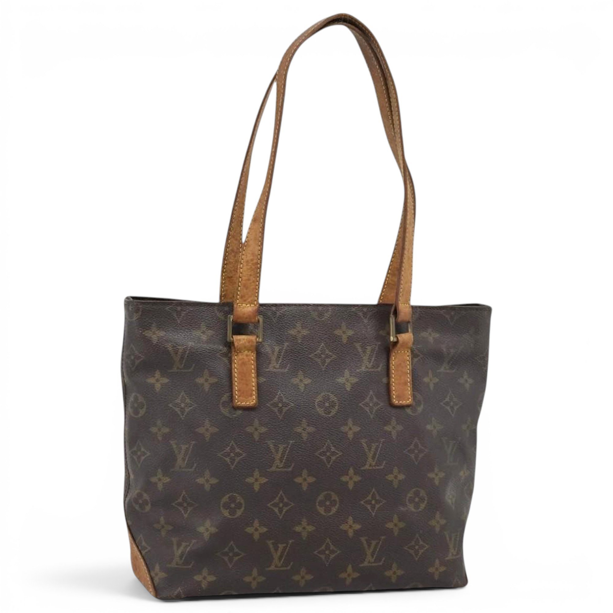 Piano leather tote