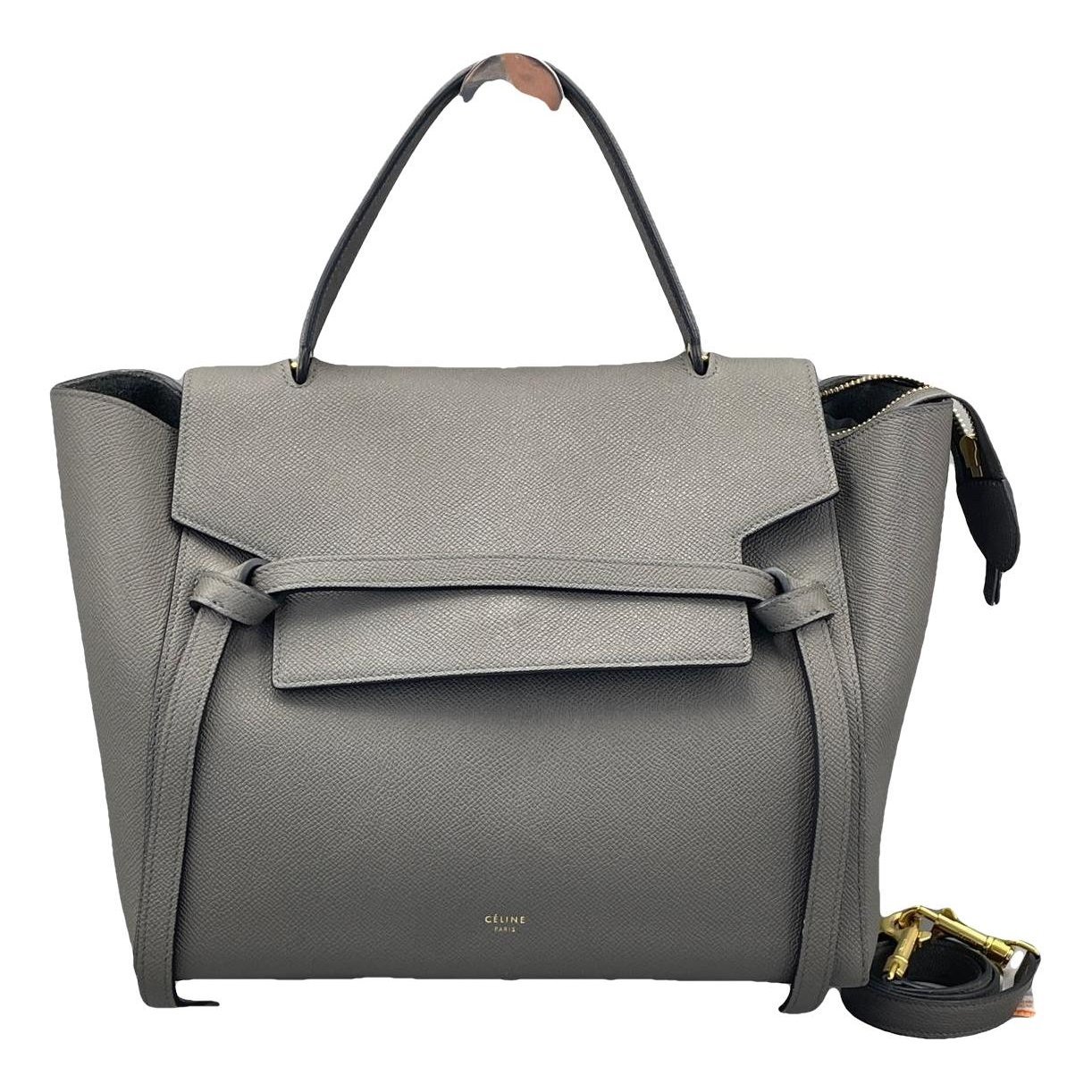 Belt leather handbag