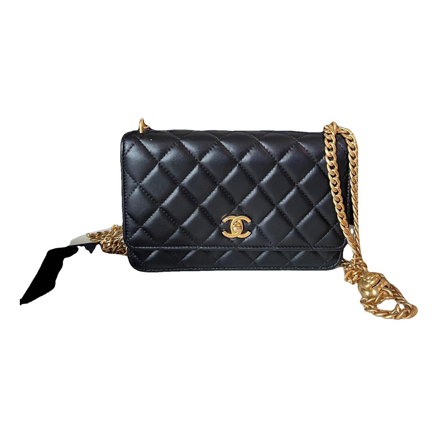 Trendy CC Wallet on Chain leather crossbody bag