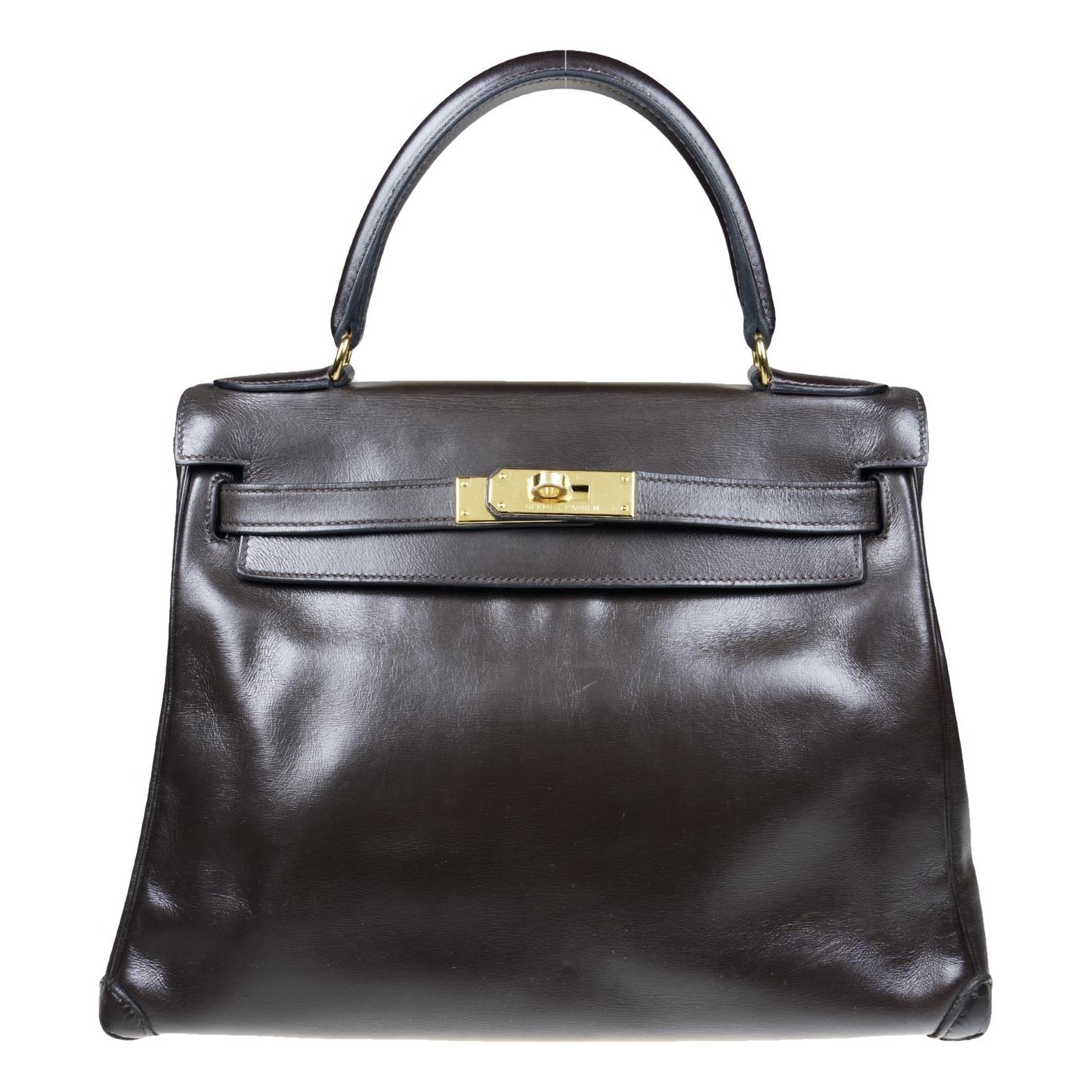 Kelly 28 leather handbag