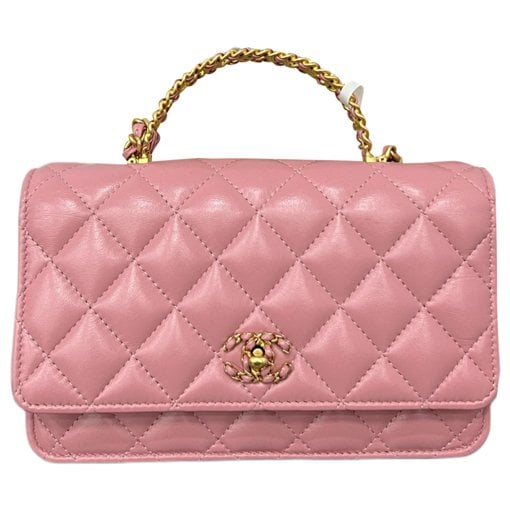 Wallet On Chain Timeless/Classique leather crossbody bag