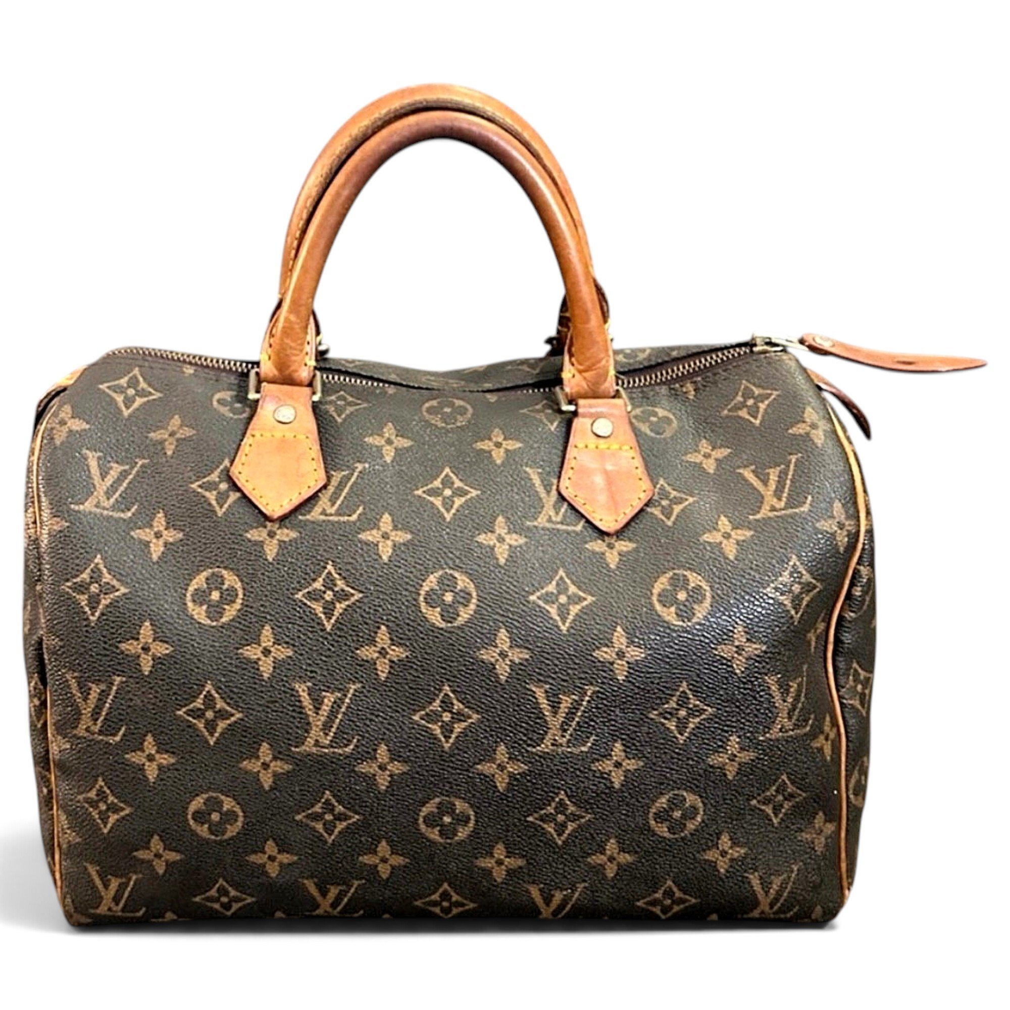 Speedy leather handbag