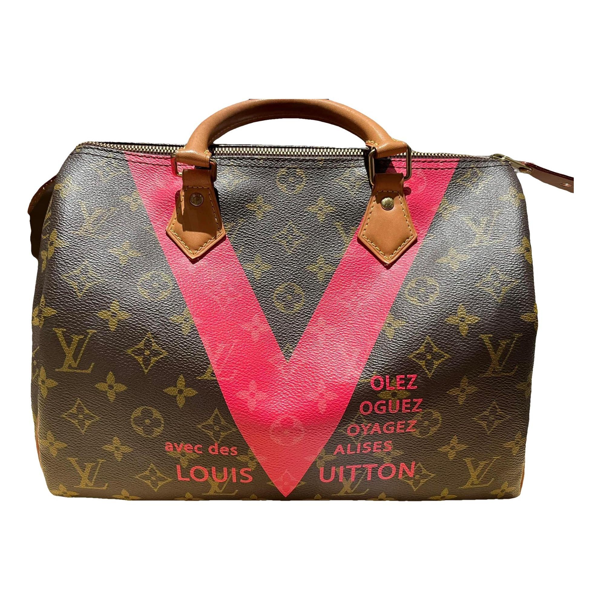 Speedy leather handbag