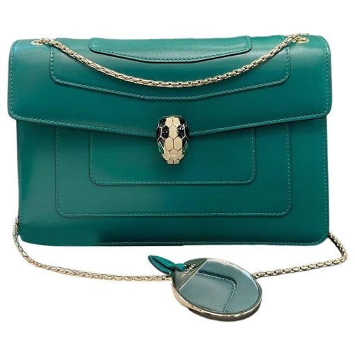 Serpenti leather handbag