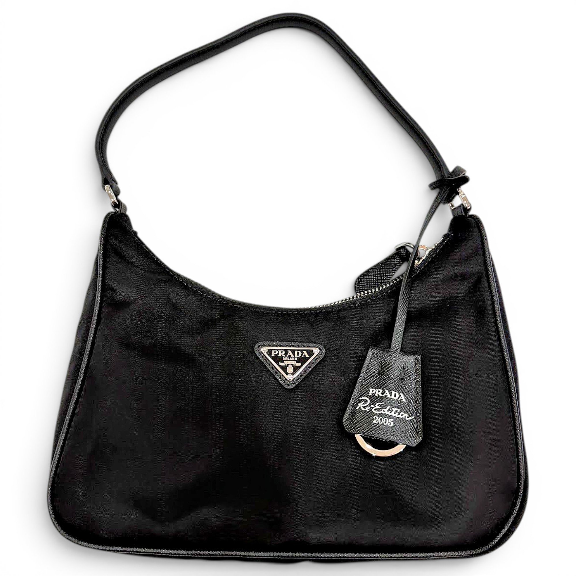Re-Edition 2005 Zip leather handbag