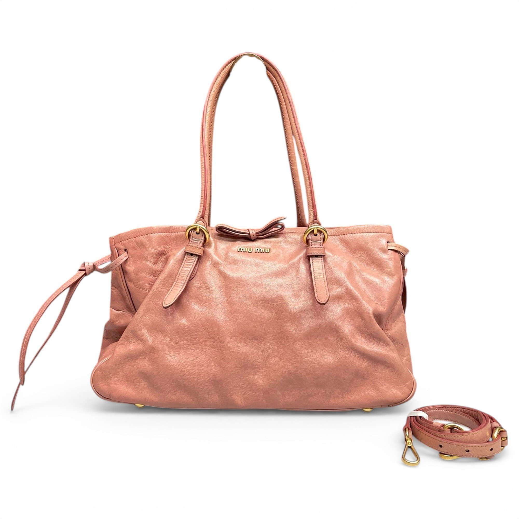 Leather handbag