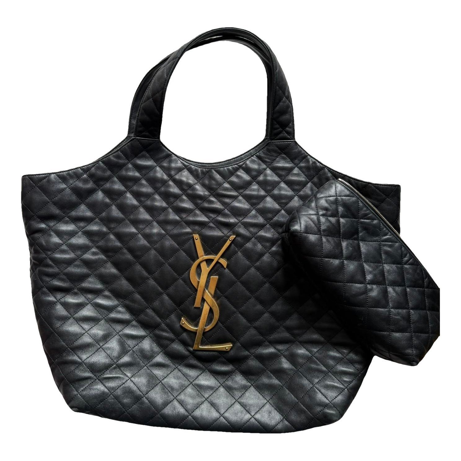 Saint Laurent Icare leather tote