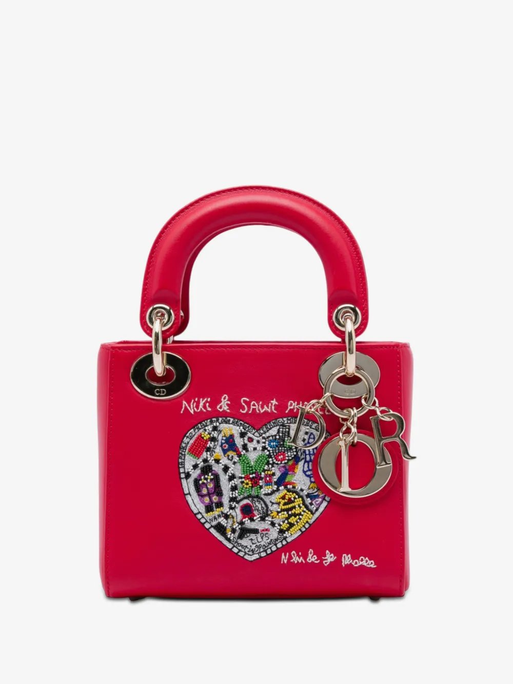 2018 Niki De Saint Phalle Mini Calfskin Lady Dior satchel