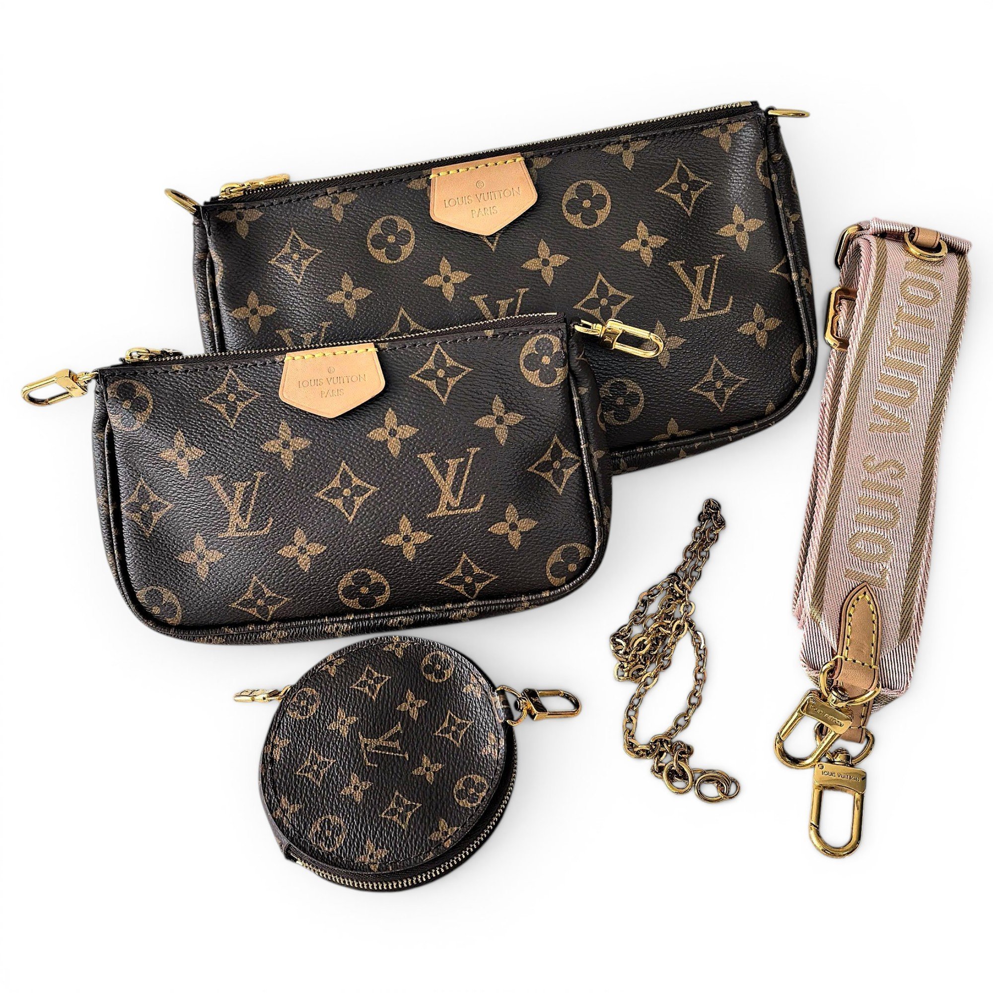 Multi Pochette Accessoires leather crossbody bag