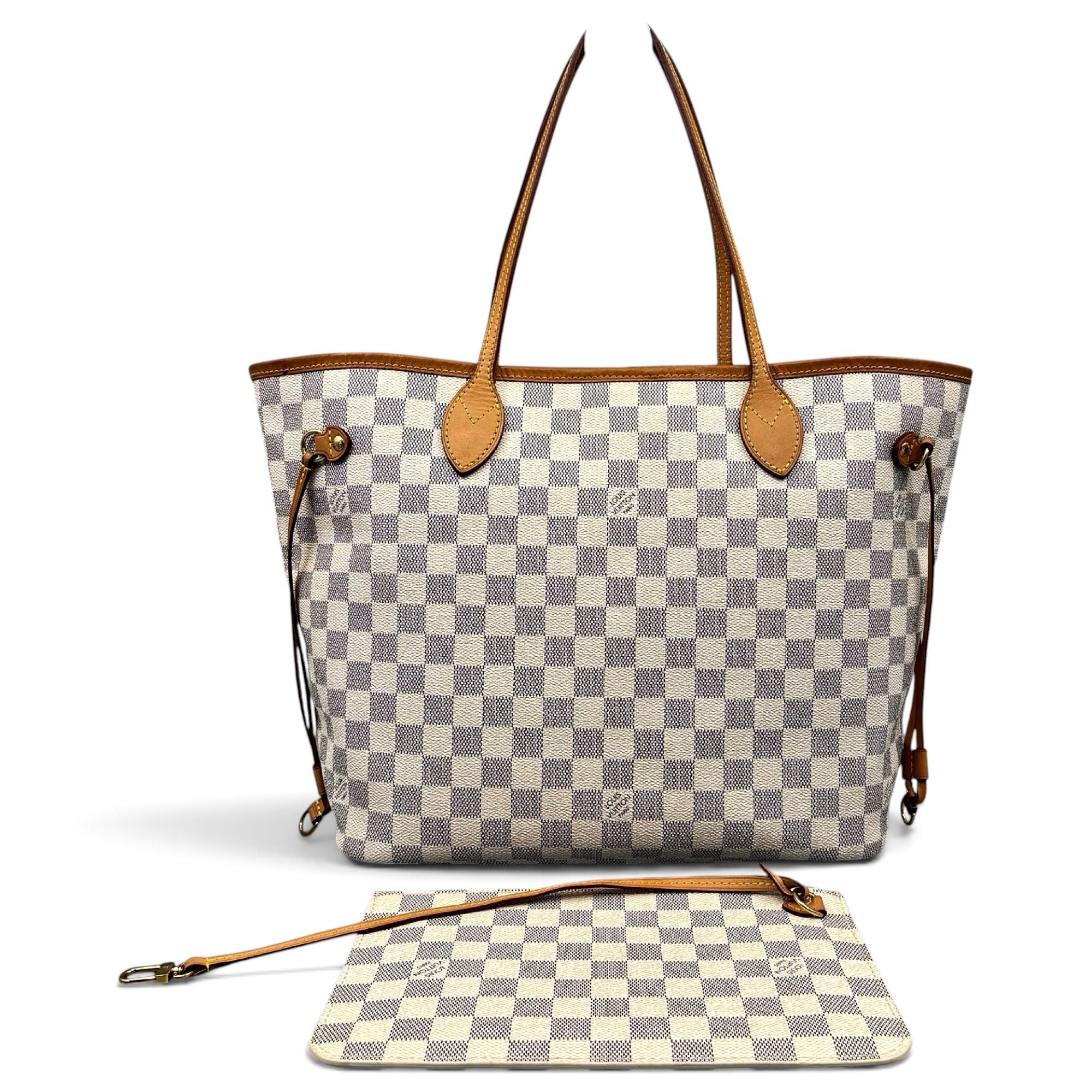 Louis Vuitton Neverfull leather tote