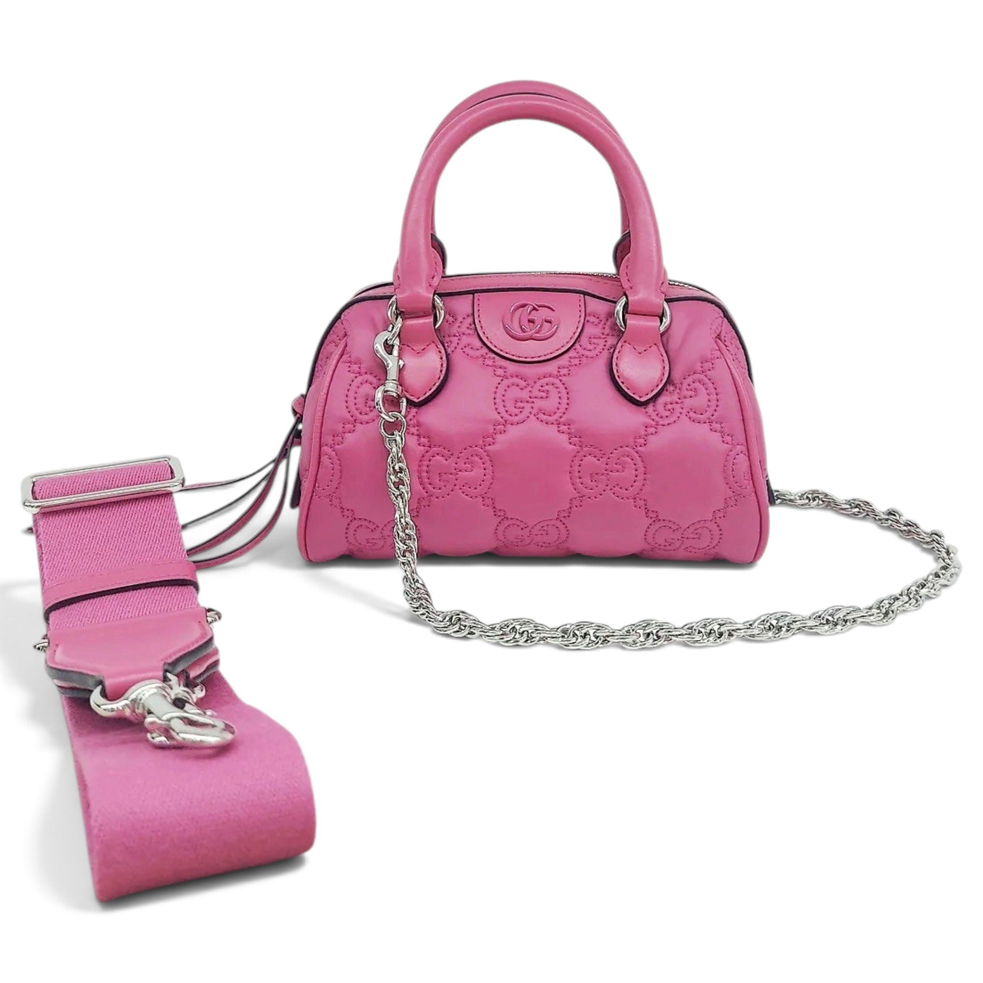 Leather bowling bag