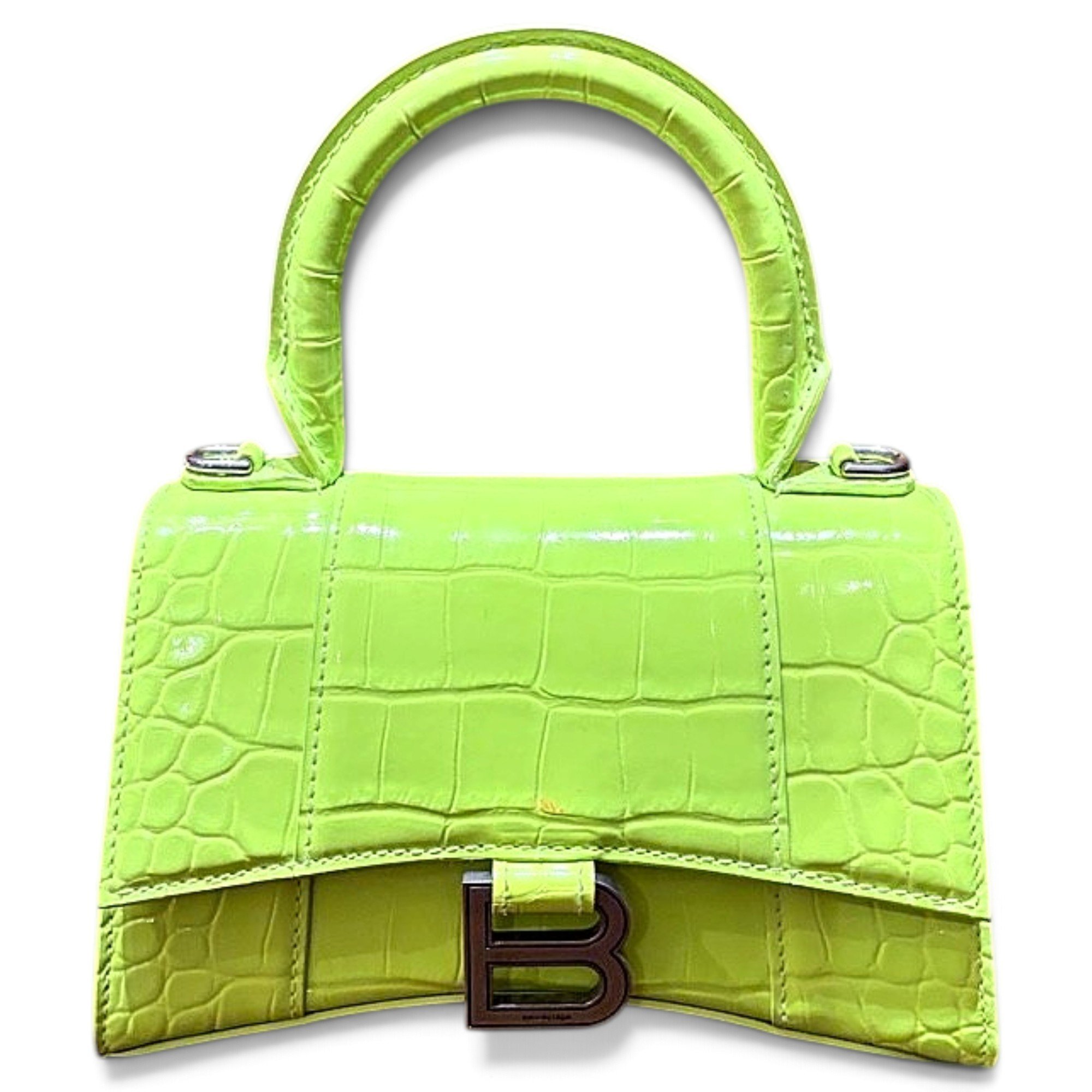 Balenciaga Hourglass leather handbag