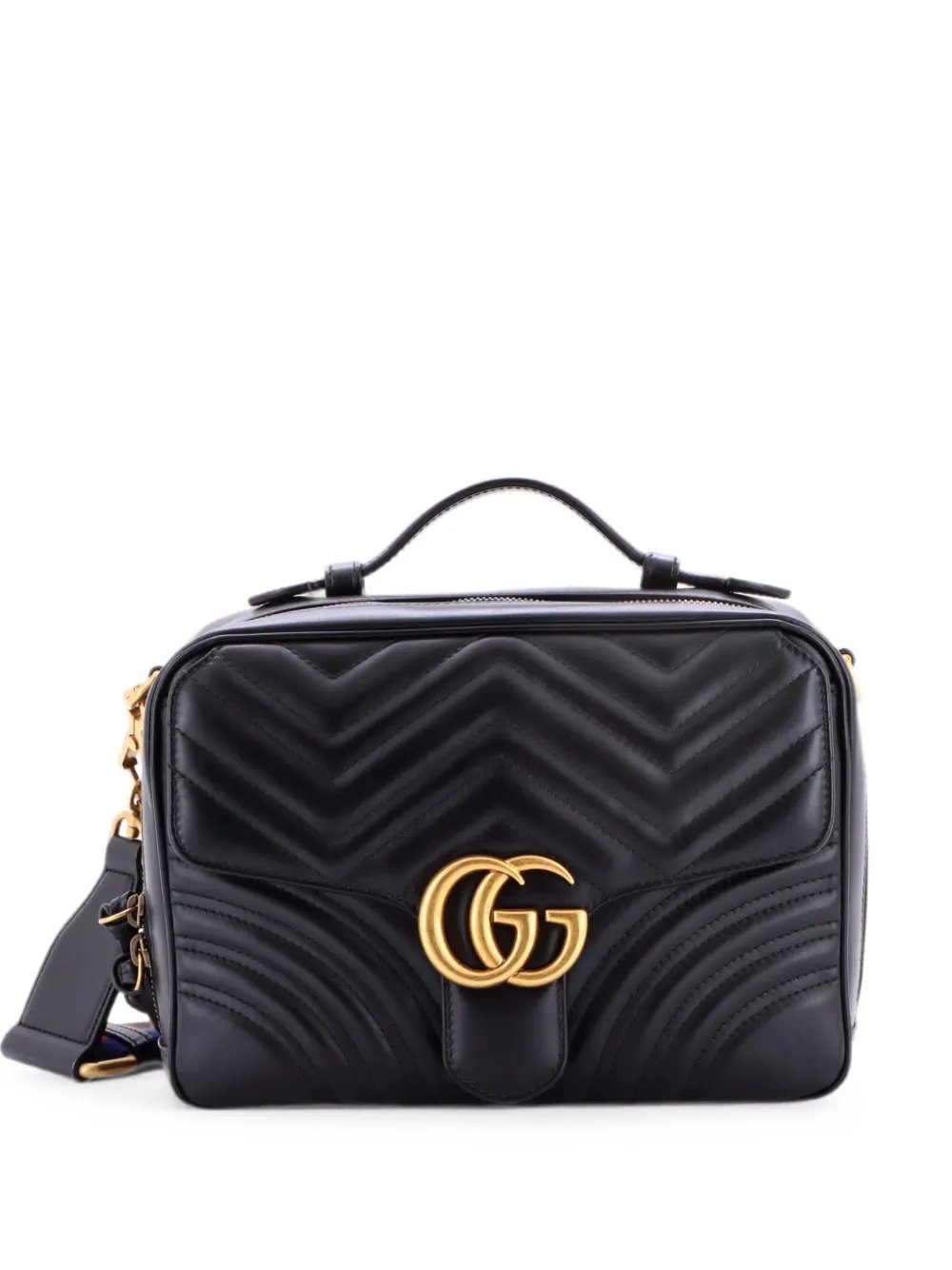 GG Marmont Zip Around Camera Bag Matelasse Leather Small shoulder bag