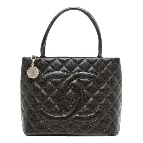 Médaillon leather tote