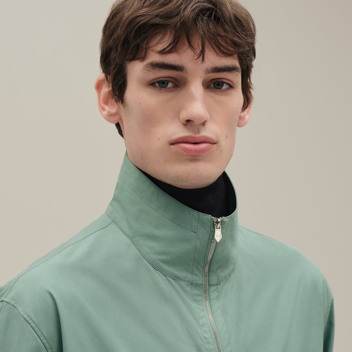 Céladon Zipped Jacket Shirt