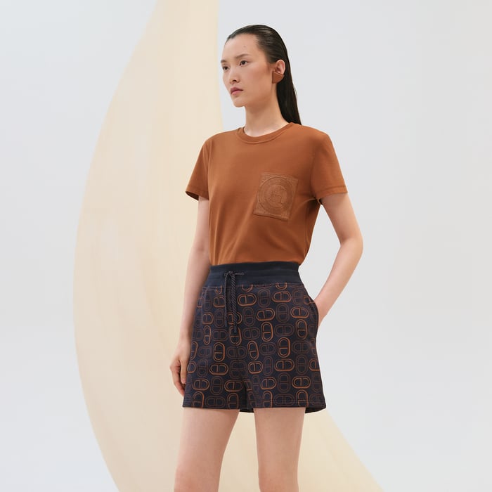 Bleu Gabier "Chaine d'Ancre" Shorts