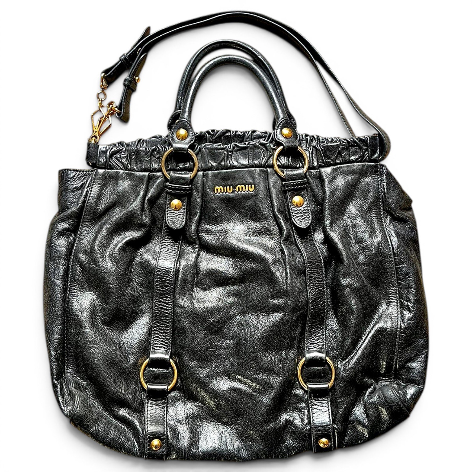 Vitello leather handbag