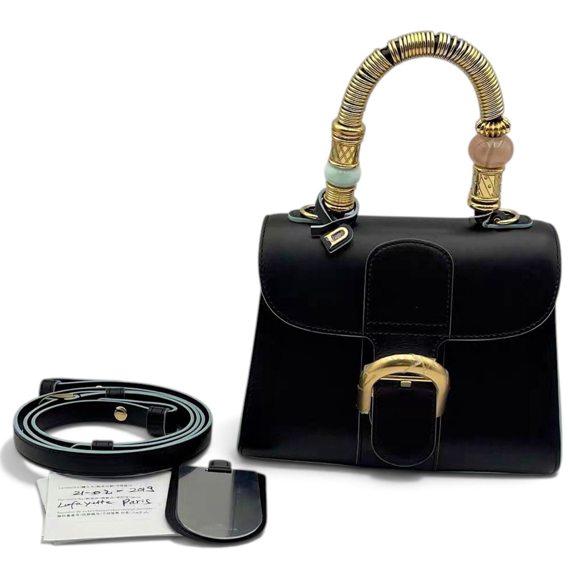 Brillant leather handbag