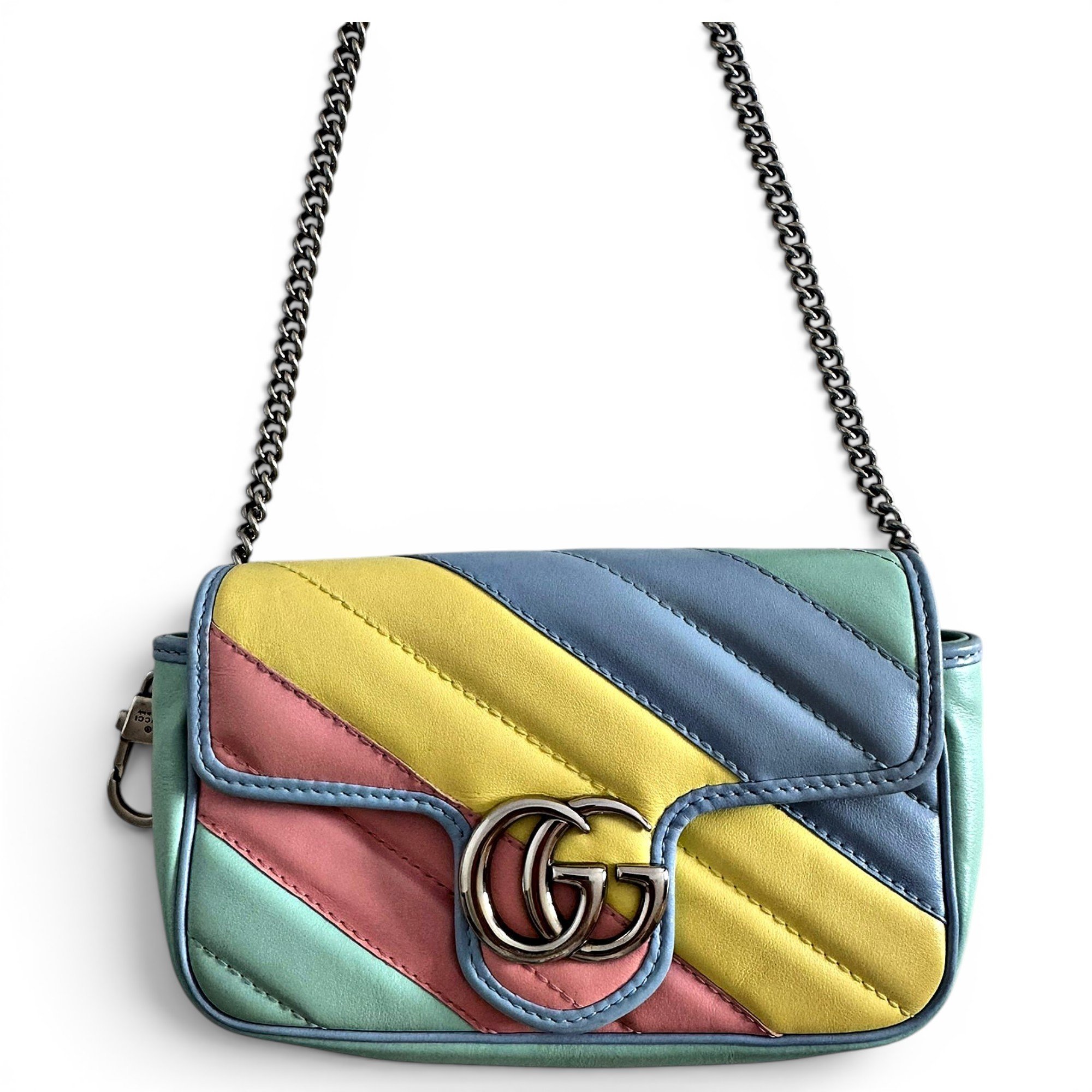 GG Marmont Chain Flap leather handbag