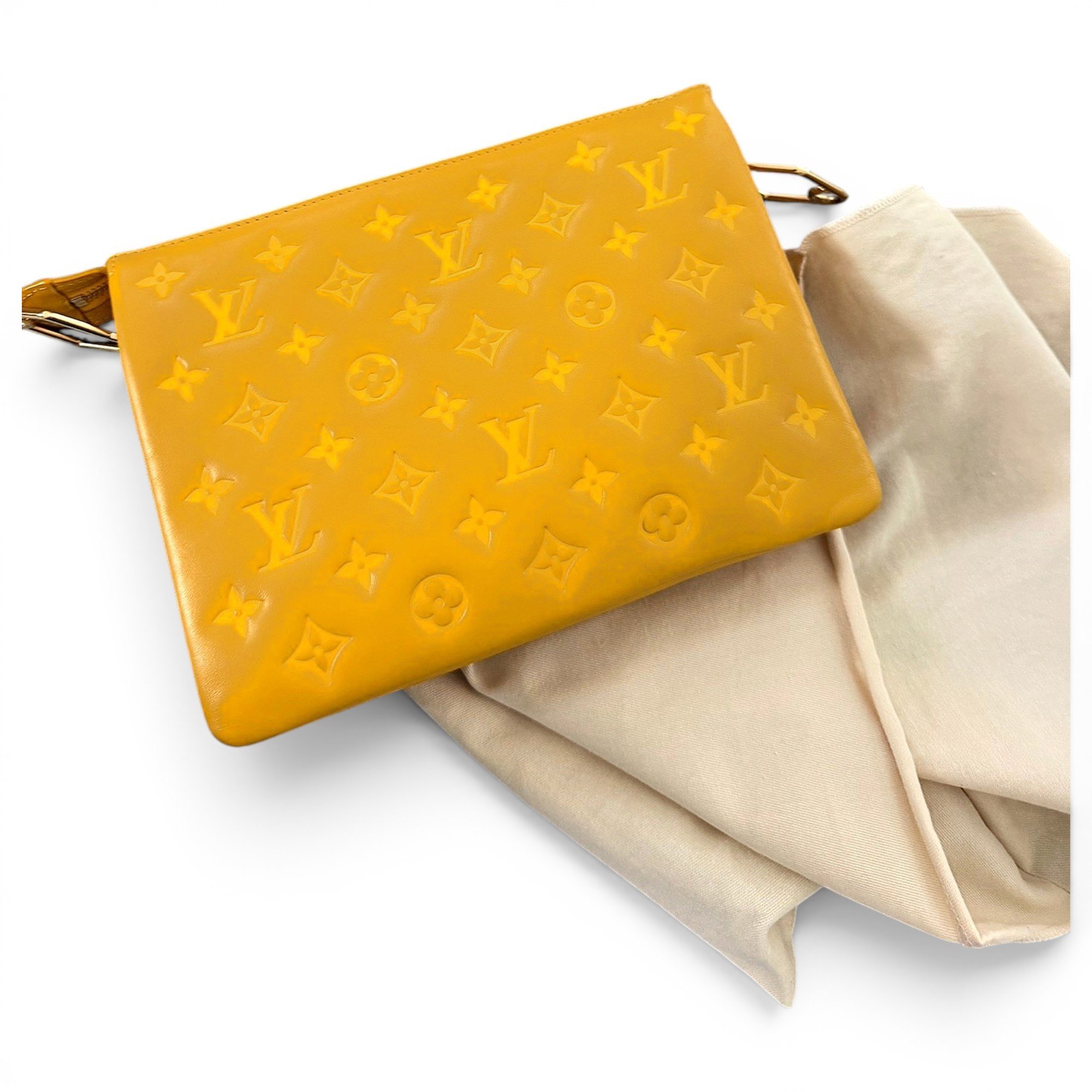Coussin leather handbag
