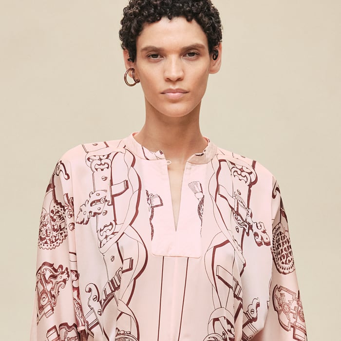 Rose Opaline "Ferronnerie Remix" Blouse