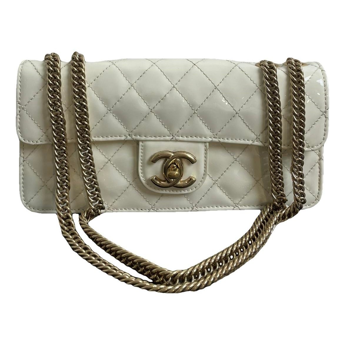 Patent leather handbag