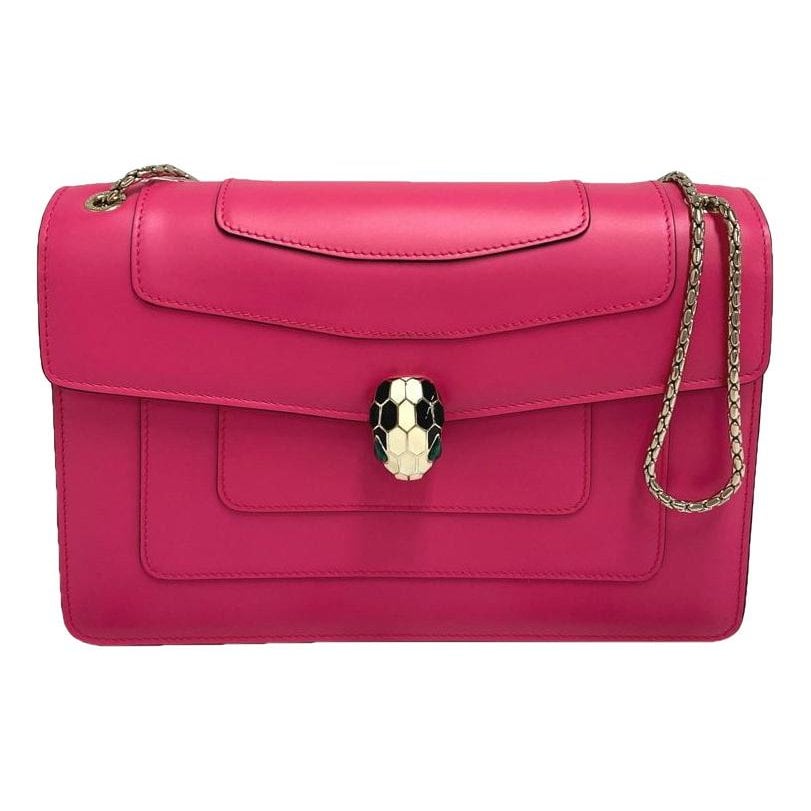 Serpenti leather handbag