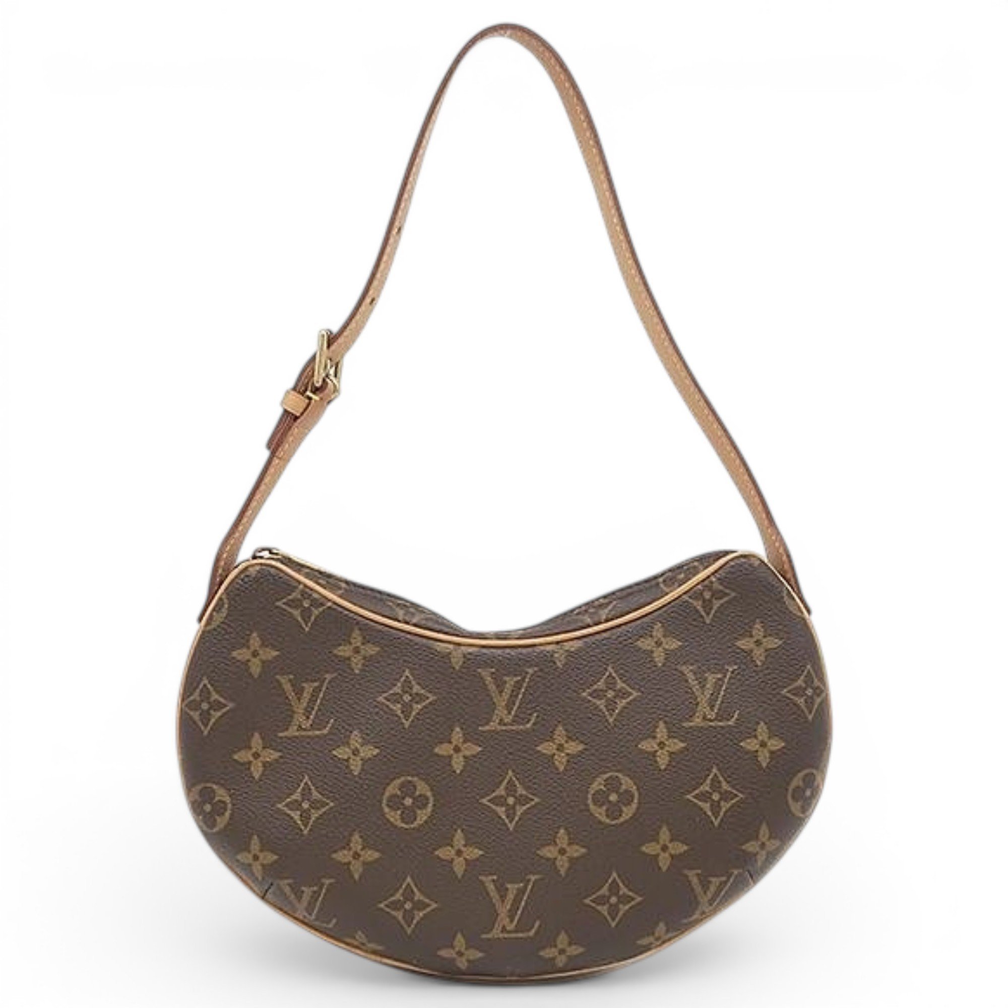 Croissant cloth handbag