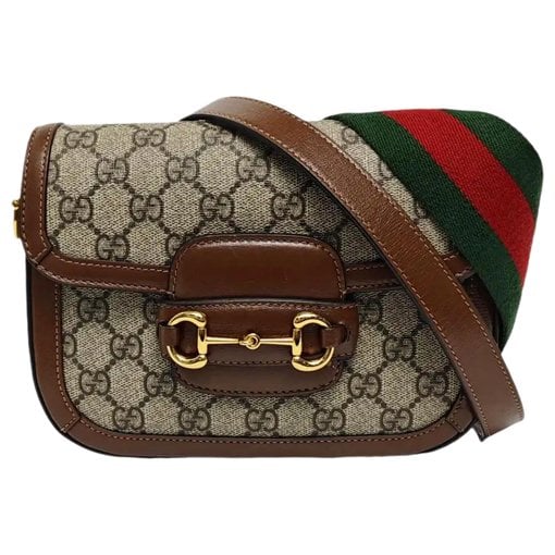 Handle Horsebit 1955 leather mini bag