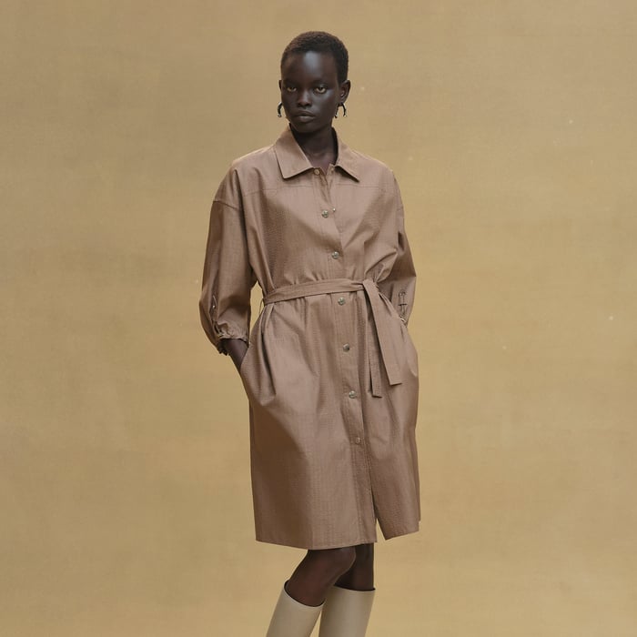"Mosaique" Shirt Dress