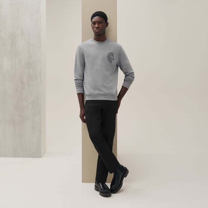 Gris C.d.s. Crewneck Sweater