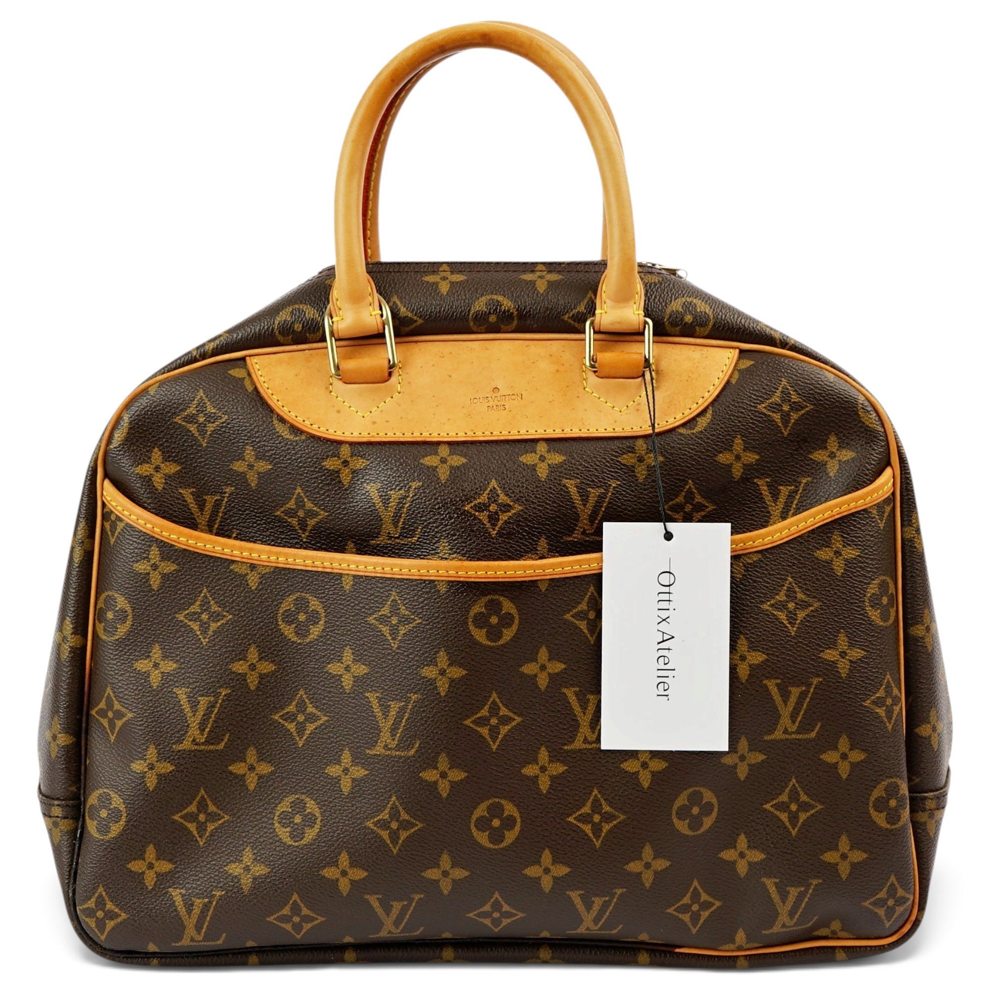 Deauville leather handbag