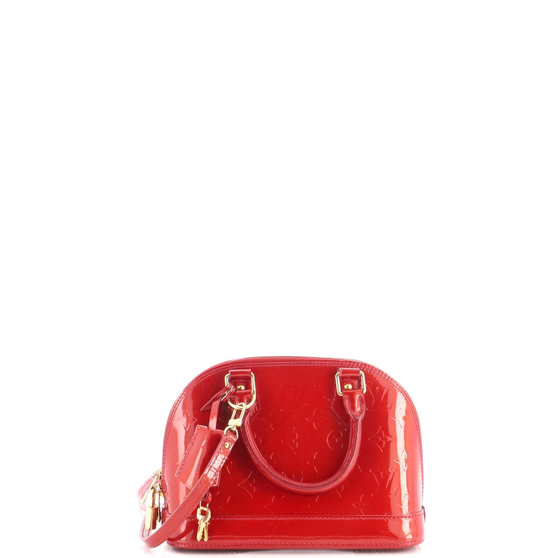 Alma Handbag Monogram Vernis BB