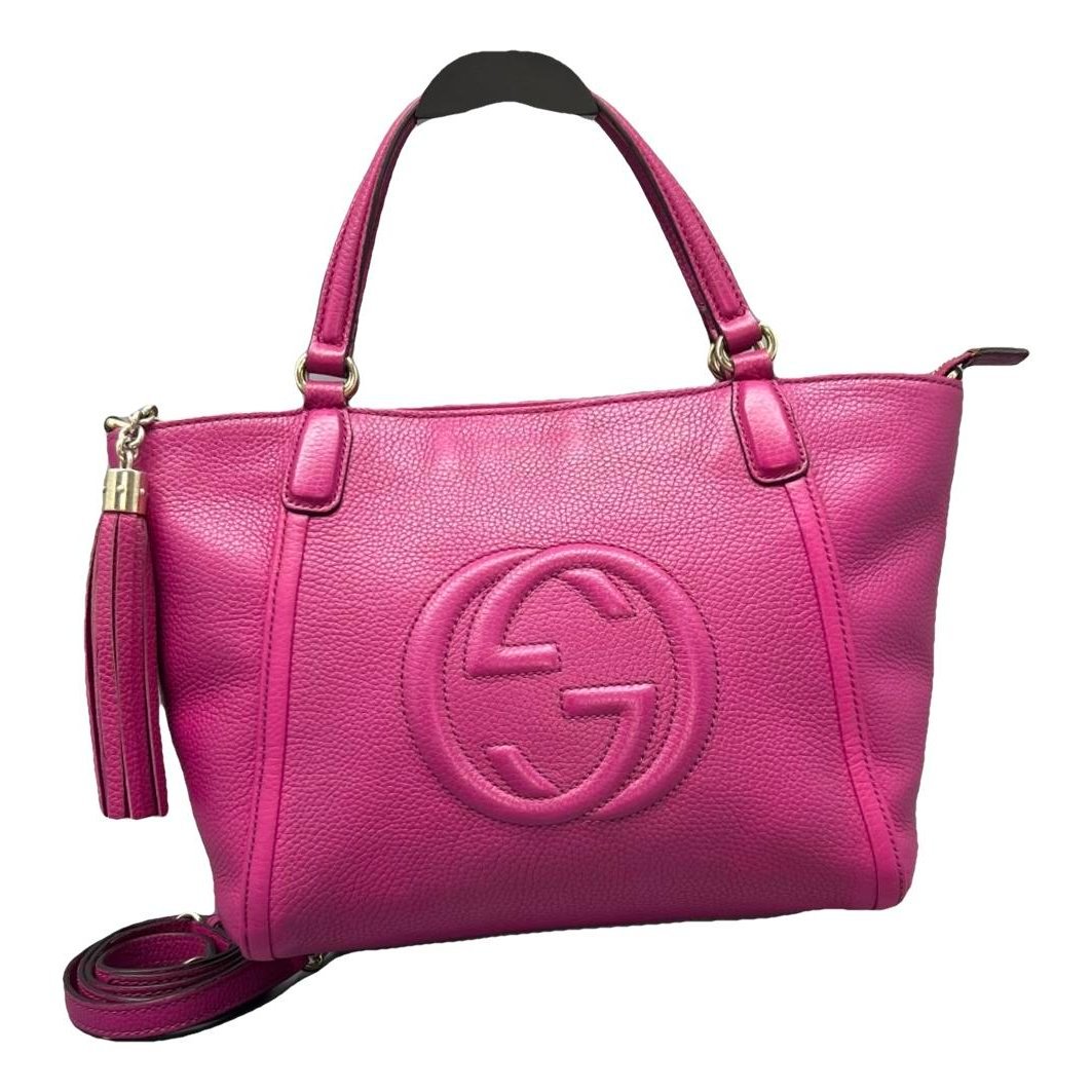 Soho Top Handle leather handbag