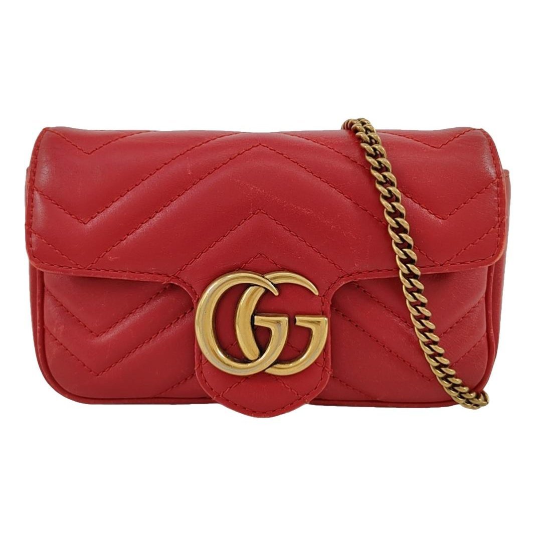 GG Marmont Flap leather crossbody bag