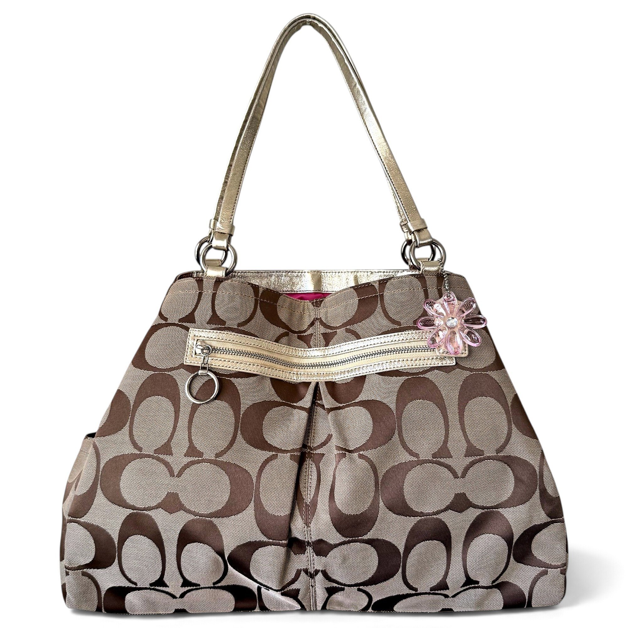 Coach Signature Sufflette cloth handbag